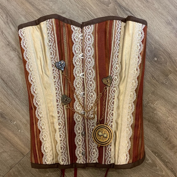COPY - 22" waist Handmade Gryffindor Corset - Picture 1 of 4